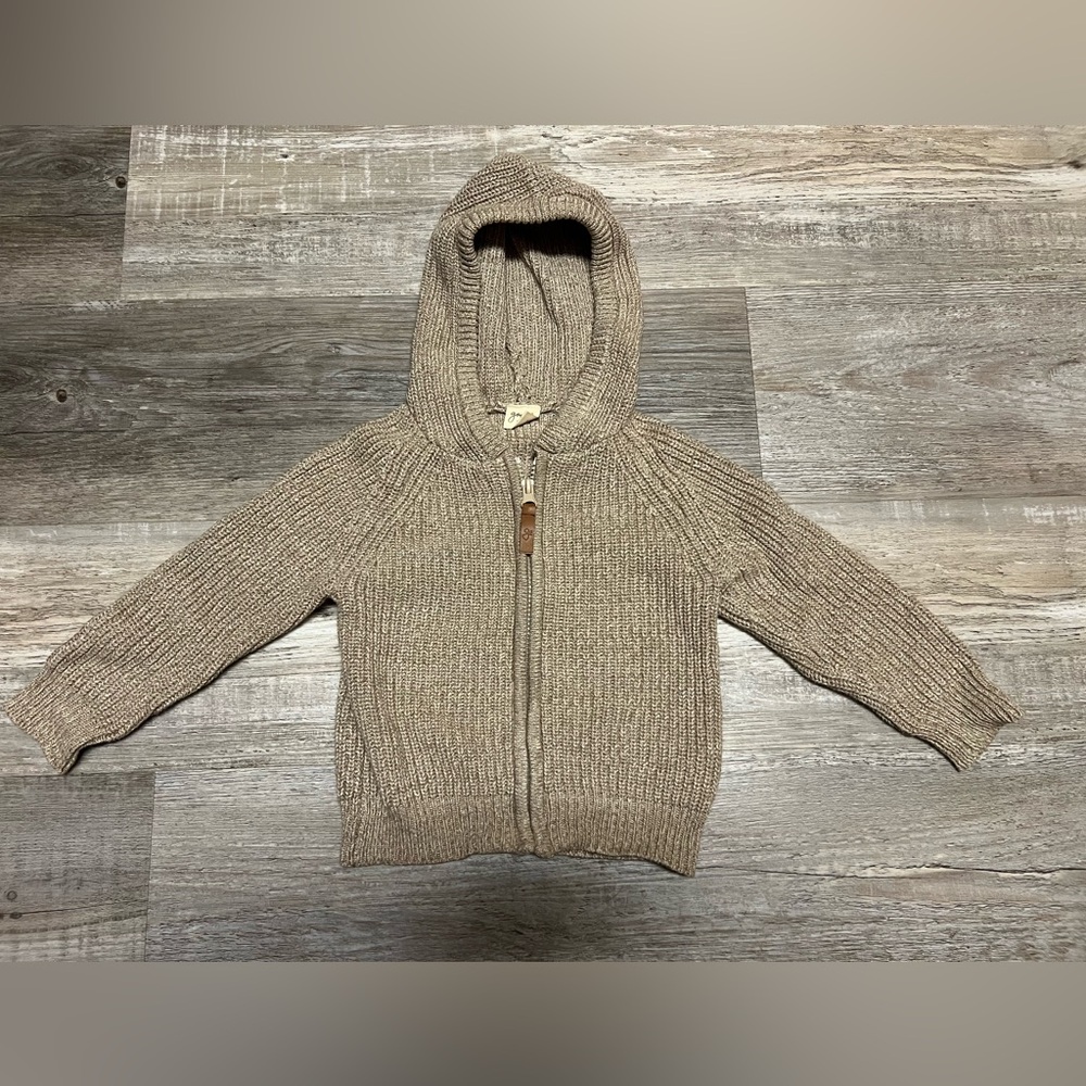 Goumikids Hooded Sweater in Pecan